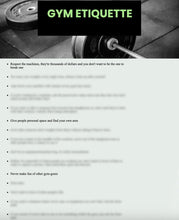 Load image into Gallery viewer, INTRO TO FITNESS beginner